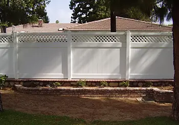 Vinyl Semi Privacy Fencing